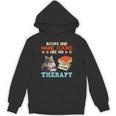 BOOKS AND MAINE COONS ARE MY THERAPY Main Coon Unisex Hoodie BOOKS AND MAINE COONS ARE MY THERAPY Main Coon Unisex Hoodie