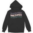 Booktrovert Groovy Read Books Avoid People & I Know Things Unisex Hoodie