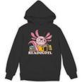 Bookworm Readolot Mexican Salamander Book Reading Axolotl Unisex Hoodie Bookworm Readolot Mexican Salamander Book Reading Axolotl Unisex Hoodie