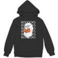 Booooks Cute Ghost Reading Books Halloween For Teacher &Kids Unisex Hoodie
