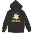 Booooks Funny Halloween Cute Ghost Book Reading Unisex Hoodie Booooks Funny Halloween Cute Ghost Book Reading Unisex Hoodie