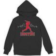 Boston Lovers Skyline Retro Baseball Heartbeat Men Women Unisex Hoodie