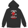 Boys Valentines Baseball Drip Icecream Stealing Hearts Kids Unisex Hoodie Boys Valentines Baseball Drip Icecream Stealing Hearts Kids Unisex Hoodie