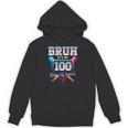 Bruh It's My 100 Days Of School Baseball Ice Cream Drip Boys Unisex Hoodie
