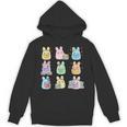 Bunny Reading Books Easter Day Teacher Librarian Book Lover Unisex Hoodie