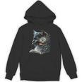 Cat Art Book Cat Motif Flowers Cat Unisex Hoodie
