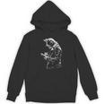Cat Holds Book Writing Animal Print Motif Drawing Art Cat Unisex Hoodie Cat Holds Book Writing Animal Print Motif Drawing Art Cat Unisex Hoodie