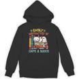 Cats And Books Easily Distracted By Cats And Books Unisex Hoodie Cats And Books Easily Distracted By Cats And Books Unisex Hoodie
