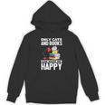 Only Cats And Books Can Make Me Happy Cat Lover Men Women Kids Unisex Hoodie Only Cats And Books Can Make Me Happy Cat Lover Men Women Kids Unisex Hoodie