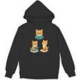 Cats Reading Book Lover Reading Bookworm Reader Unisex Hoodie