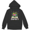 Chapter 11th Birthday Bookworm 11 Years Old For Book Loves Unisex Hoodie
