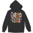 Checkered Leopard Game Day Baseball Men Women Kids Unisex Hoodie Checkered Leopard Game Day Baseball Men Women Kids Unisex Hoodie