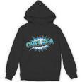 Chelsea Comic Book Style Splash Unisex Hoodie Chelsea Comic Book Style Splash Unisex Hoodie