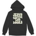 Christian Book Lover Coffee And Jesus Faith Reading Unisex Hoodie