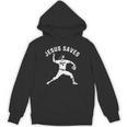 Christian Jesus Saves Baseball Pitcher Heaven 01 Sports Unisex Hoodie Christian Jesus Saves Baseball Pitcher Heaven 01 Sports Unisex Hoodie