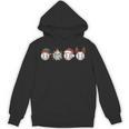 Christmas Baseball Player X-Mas Balls Unisex Hoodie