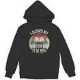 I Closed My Book To Be Here Reader Retro Graphic Unisex Hoodie I Closed My Book To Be Here Reader Retro Graphic Unisex Hoodie