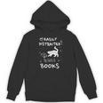 Coffee Cats And Books Ironic Kitty Literature Unisex Hoodie Coffee Cats And Books Ironic Kitty Literature Unisex Hoodie