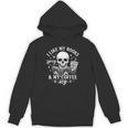 Coffee Skeleton I Like My Books Spicy And My Coffee ICY Unisex Hoodie