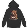 Cute Bear Is Reading a Book Reading Bear Unisex Hoodie