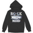 Cute Book Nerd Typography Minimalist Bookworm Fan Unisex Hoodie