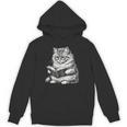 Cute Cat Reading Book Adorable Cats Books Lover Unisex Hoodie Cute Cat Reading Book Adorable Cats Books Lover Unisex Hoodie