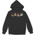 Cute Dachshund Book Reading Wiener Dog Bookish Librarian Unisex Hoodie