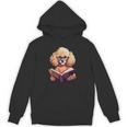 Cute Dog Poodle Reading Book Unisex Hoodie