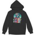 Cute Dragon Books Flower Bookworm Book Lover Unisex Hoodie