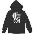 Cute Favorite Baseball Player Is My Son Women Men Unisex Hoodie