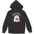 Cute Ghost Reading Book Booooks Teacher Halloween School Kid Unisex Hoodie