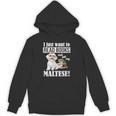 Cute Glasses Read Books & Pet My Maltese Lover Unisex Hoodie Cute Glasses Read Books & Pet My Maltese Lover Unisex Hoodie