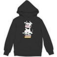 Cute Kawaii Cow Book Reading Bookworm Boys Girls Kids Unisex Hoodie Cute Kawaii Cow Book Reading Bookworm Boys Girls Kids Unisex Hoodie