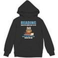 Cute Owl Reading Book Lover Positive Saying Unisex Hoodie