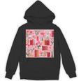 Cute Pink Book Pattern Book Lover Unisex Hoodie