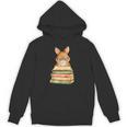 Cute Rabbit Bunny Reading Book Easter Day Teacher Librarian Unisex Hoodie