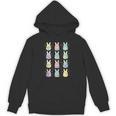 Cute Reading Bunny Book Lover Literary Woodland Animals Unisex Hoodie