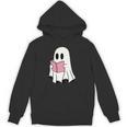 Cute Retro Reading Book Library Ghost Costume Unisex Hoodie