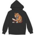 Cute Tiger Is Reading a Book Reading Tiger Unisex Hoodie