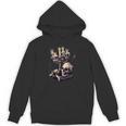 Dark Academia Aesthetic Gothic Book Candle Skull Red Rose Unisex Hoodie