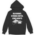 Dark Academia Aesthetic Old Books Strong Coffee Long Nights Unisex Hoodie Dark Academia Aesthetic Old Books Strong Coffee Long Nights Unisex Hoodie