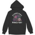 Dark Romance Book Lovers Quote Favorite Color Morally Grey Unisex Hoodie