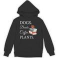 Dogs Books Coffee Plants Men Women Unisex Hoodie