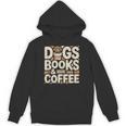 Dogs Books And Coffee Unisex Hoodie Dogs Books And Coffee Unisex Hoodie
