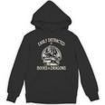 Easily Distracted By Books And Dragons Book Dragon Lover Unisex Hoodie
