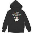 Easily Distracted By Books Silly-Goose Bookish Library Read Unisex Hoodie Easily Distracted By Books Silly-Goose Bookish Library Read Unisex Hoodie
