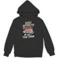 Easily Distracted By Books And True Crime Unisex Hoodie