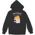 Easily Distracted Cats And Books Cute Cat Book Lover Unisex Hoodie