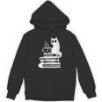 Easily Distracted Cats Coffee And Books Unisex Hoodie Easily Distracted Cats Coffee And Books Unisex Hoodie