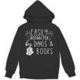 Easily Distracted By Dogs & Books Lover Reading Unisex Hoodie Easily Distracted By Dogs & Books Lover Reading Unisex Hoodie